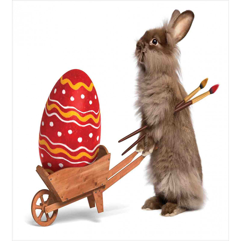 Easter Rabbit Brushes Duvet Cover Set