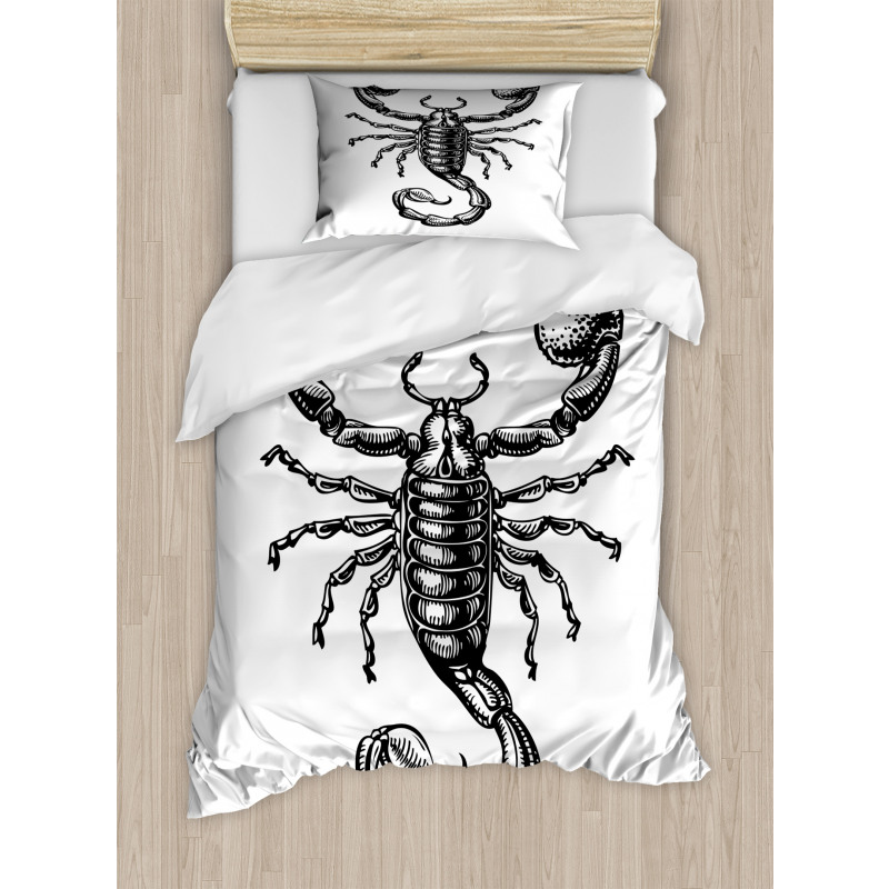 Sketch Tattoo Duvet Cover Set