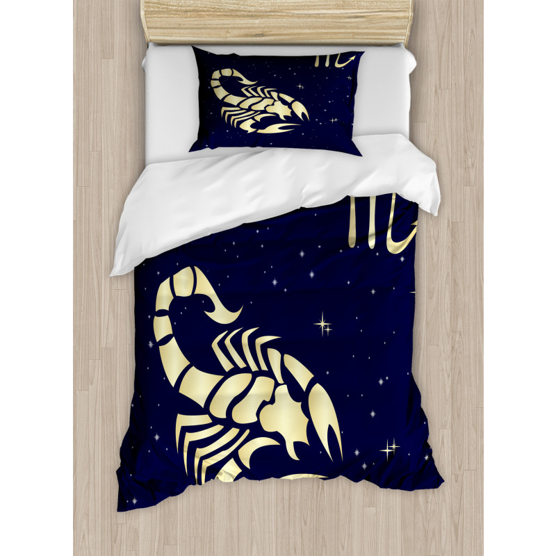 Night Sky Stars Duvet Cover Set