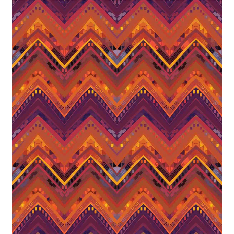 Native Zigzag Ornament Duvet Cover Set