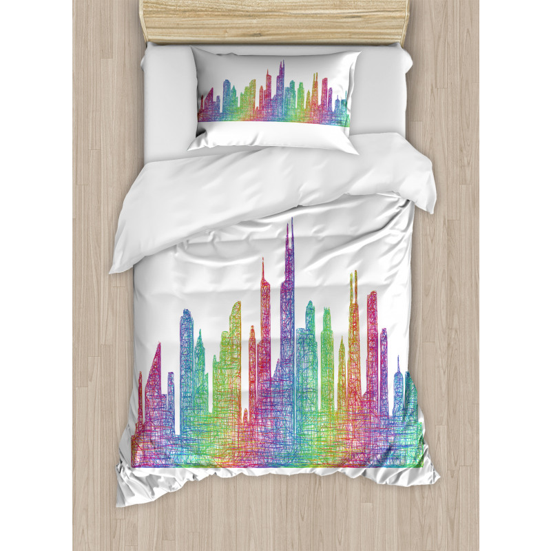 Abstract Scene Duvet Cover Set