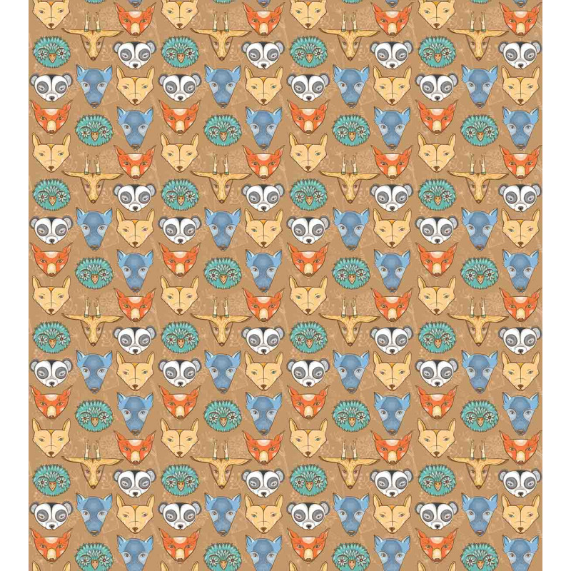 Forest Fauna Pattern Duvet Cover Set