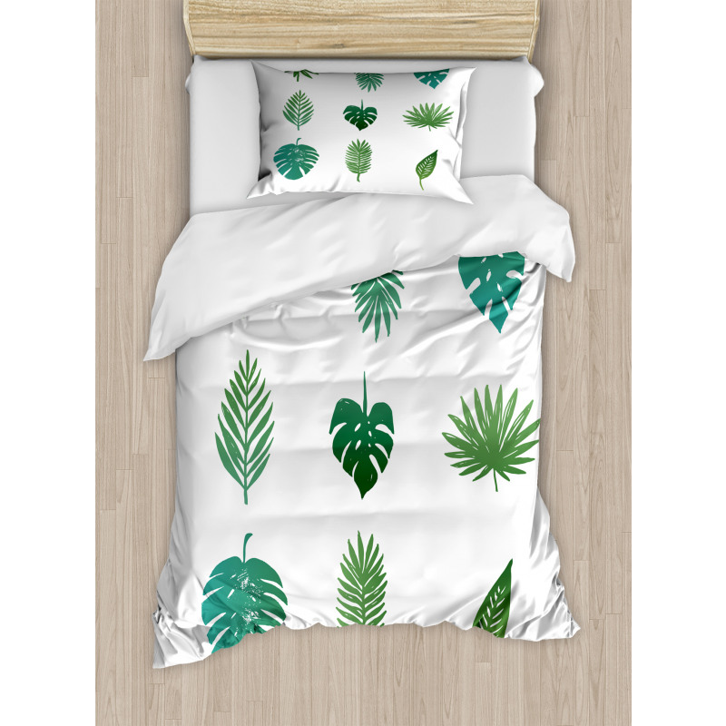 Tropical Tree Foliage Duvet Cover Set