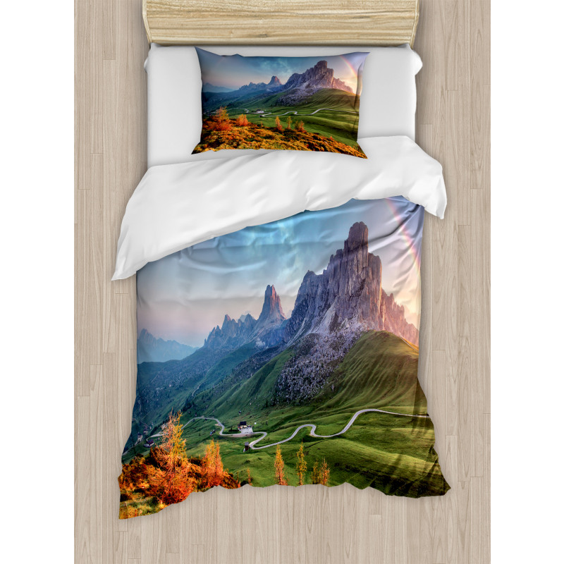 Alps Rainbow Morning Duvet Cover Set