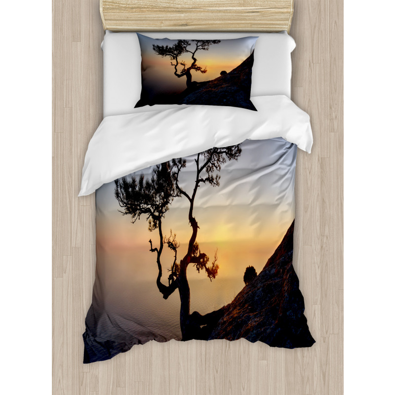 Picturesque Black Sea Duvet Cover Set