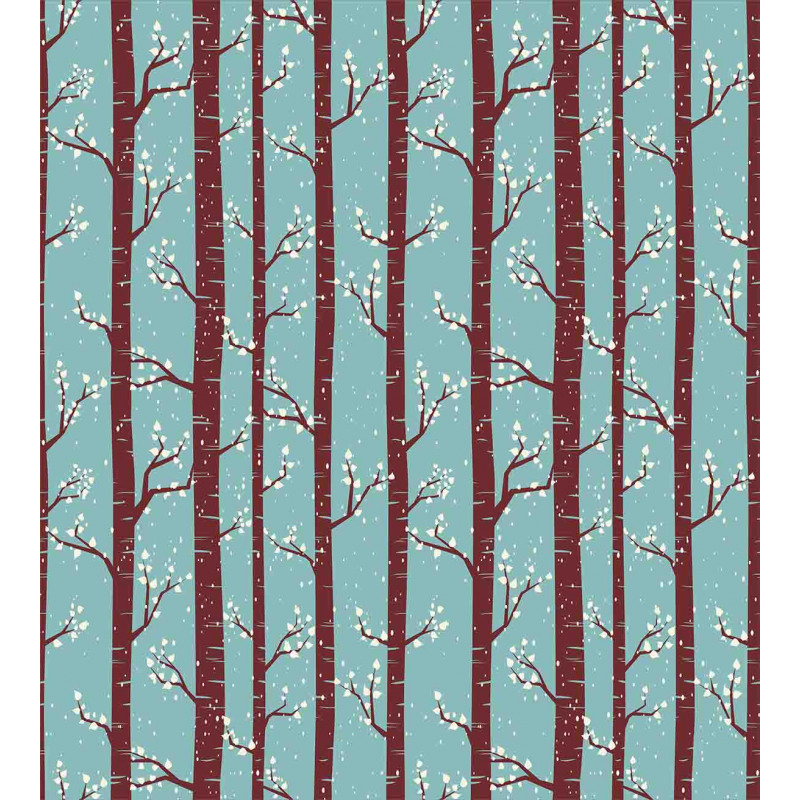 Birch Tree Silhouettes Duvet Cover Set