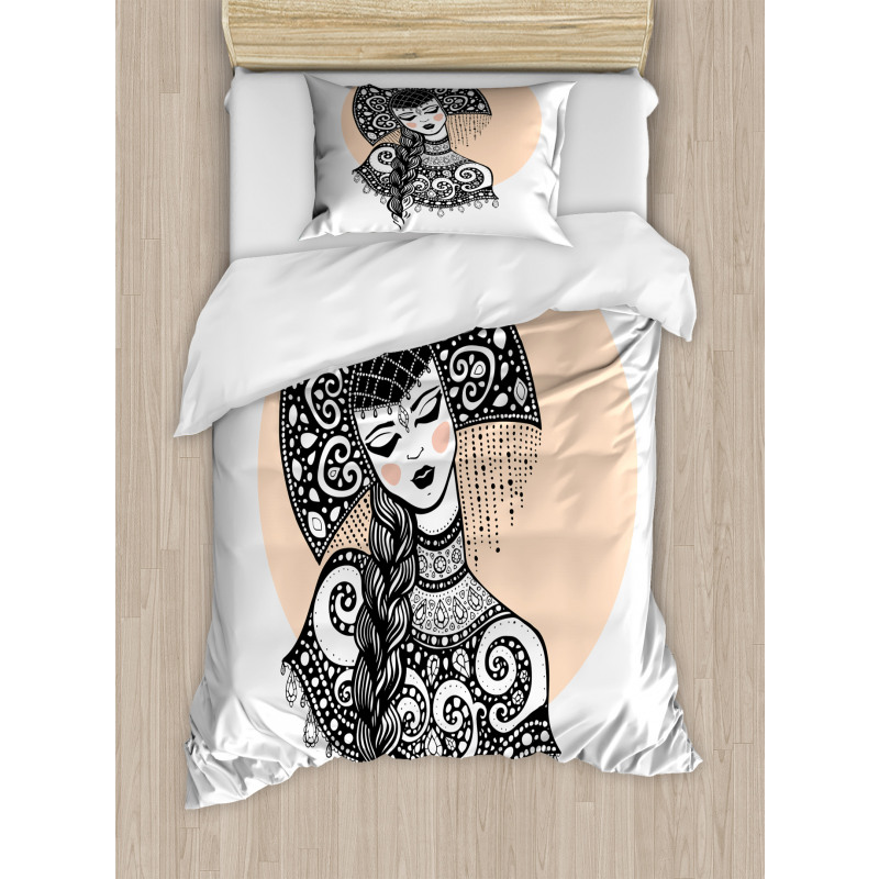 Slavic Woman Duvet Cover Set