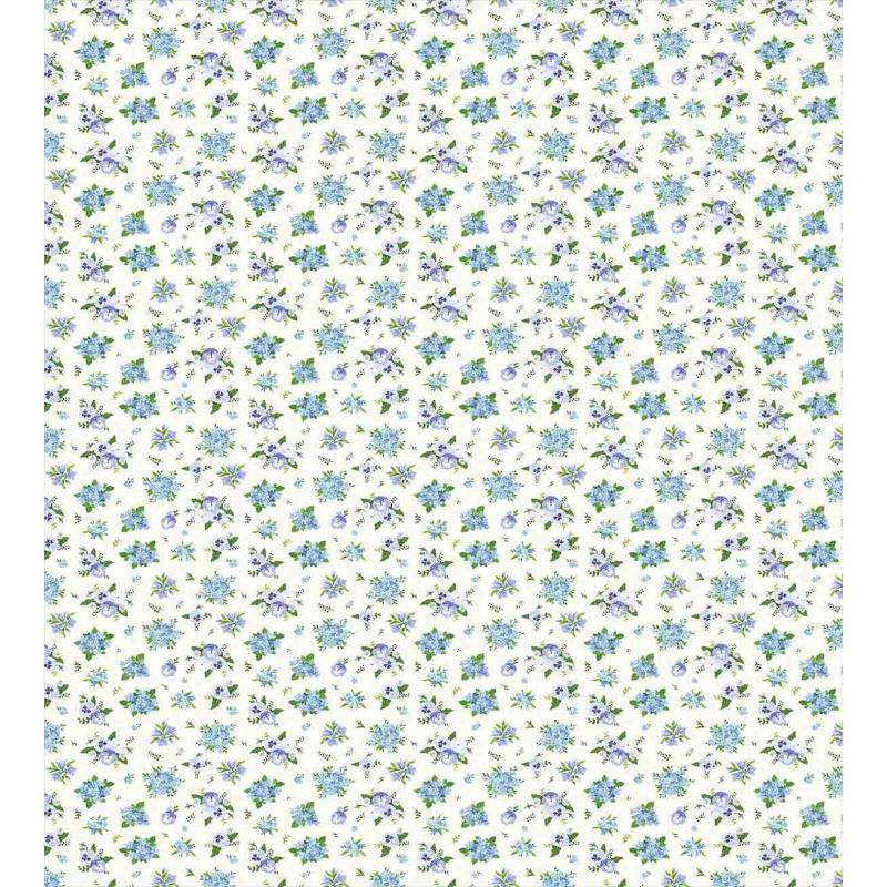 Pansies Bluebell Duvet Cover Set