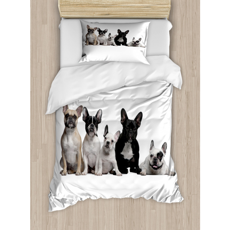Young Doggies Photo Duvet Cover Set