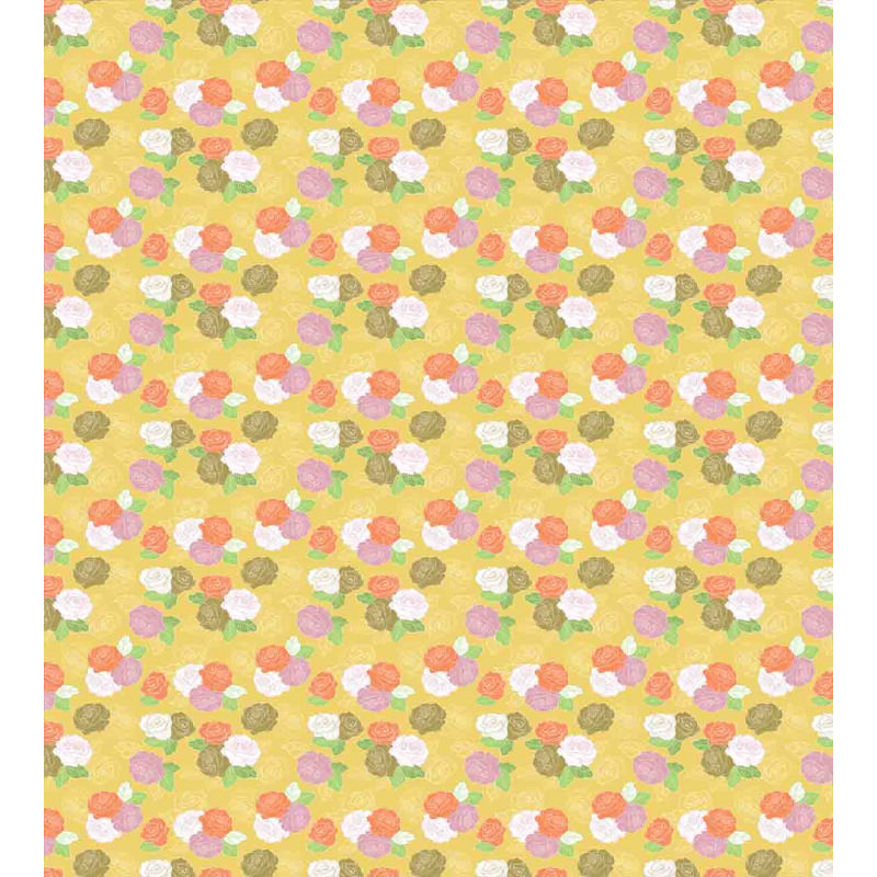 Colorful Rose Bloom Duvet Cover Set
