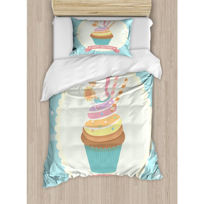 Fairy Cupcake Duvet Cover Set