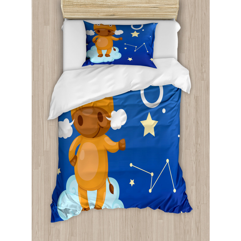 Bull on a Cloud Duvet Cover Set