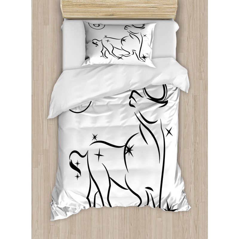 Animals Horoscope Duvet Cover Set