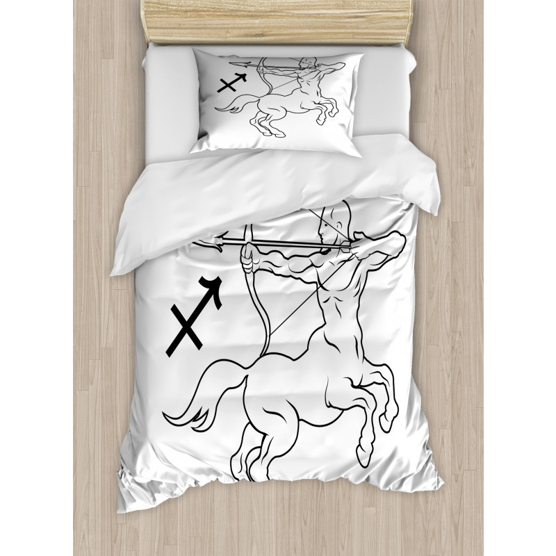 Centaur with Bow Duvet Cover Set