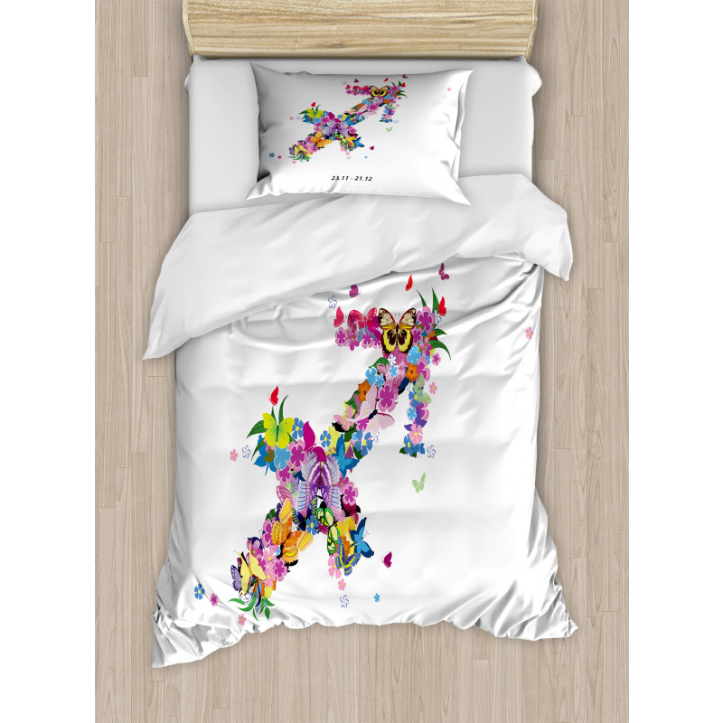 Arrow Flowers Duvet Cover Set