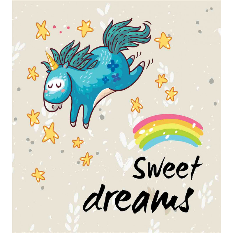 Unicorn Rainbow Duvet Cover Set