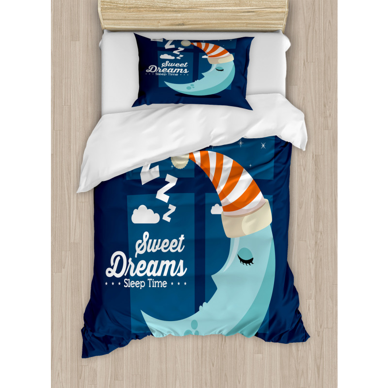 Bedtime Sleep Moon Duvet Cover Set