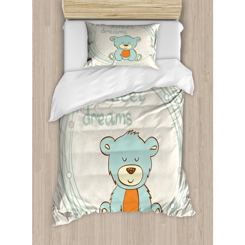 Teddy Bear Sleep Duvet Cover Set