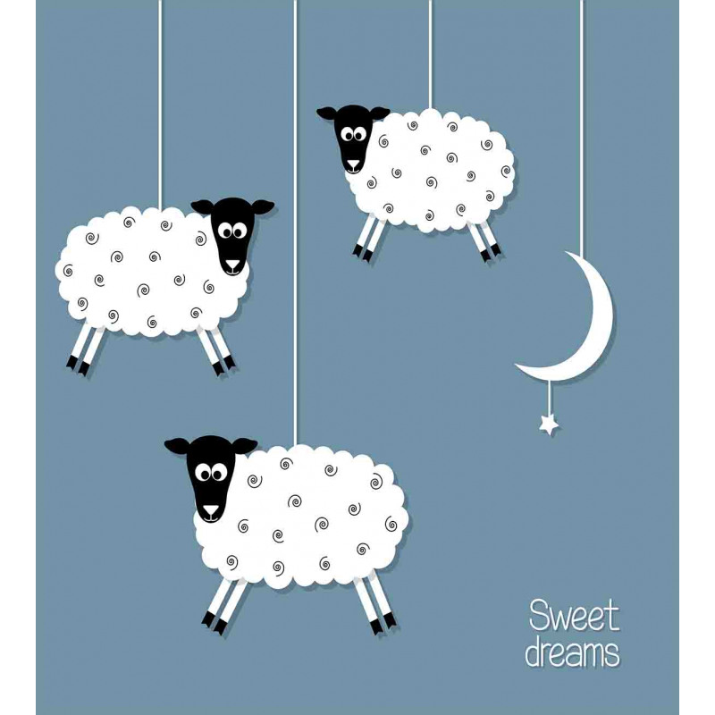 Sheep Moon Star Duvet Cover Set