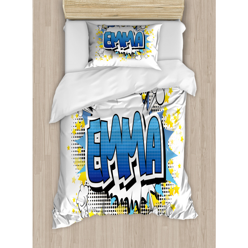 Youthful Teen Comic Book Duvet Cover Set