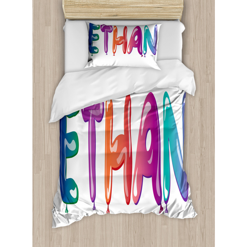 Balloons Happy Birthday Duvet Cover Set