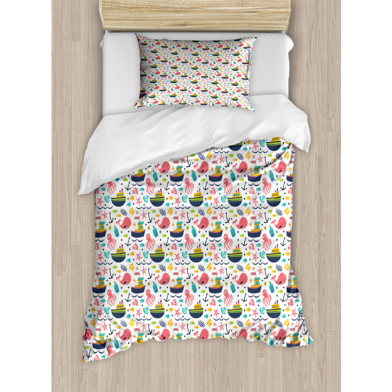 Nursery Summer Pattern Duvet Cover Set