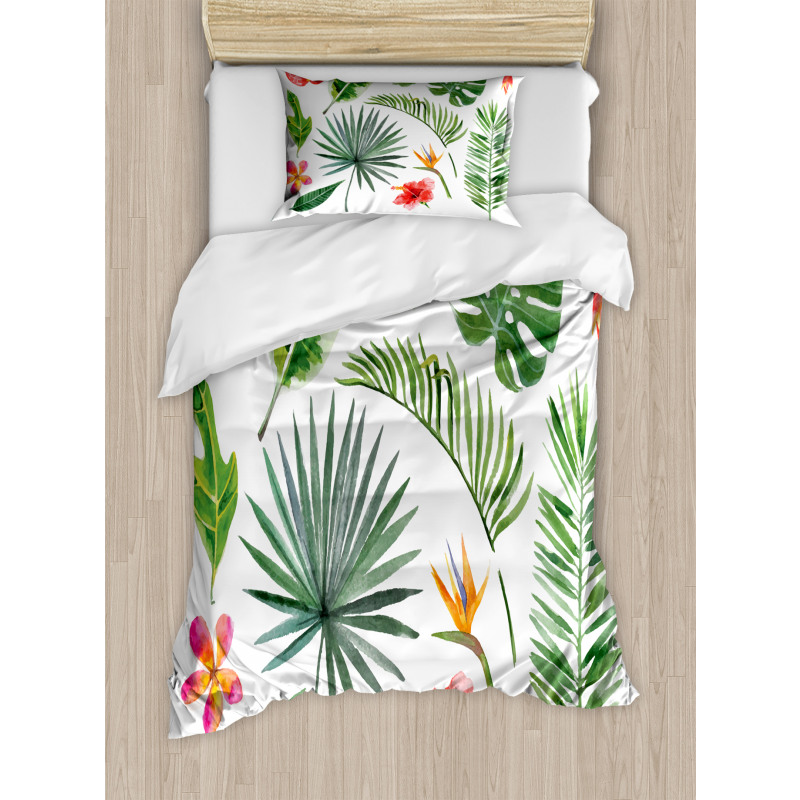 Lush Jungle Rainforest Duvet Cover Set