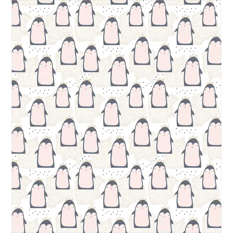 Doodle Antarctica Birds Duvet Cover Set