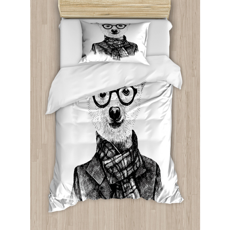 Sketch Bear Duvet Cover Set