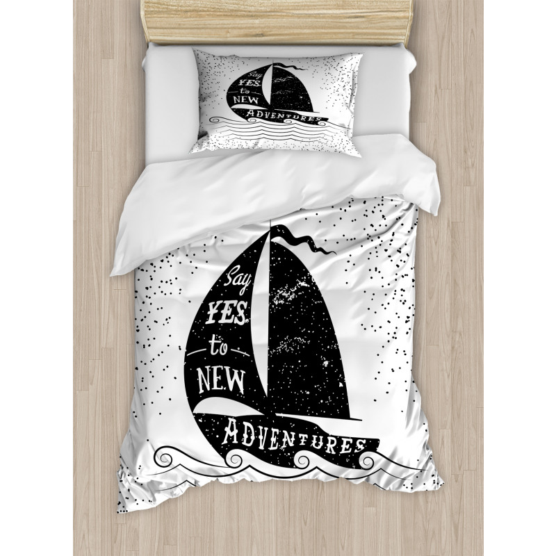 Say Yes to Adventure Duvet Cover Set