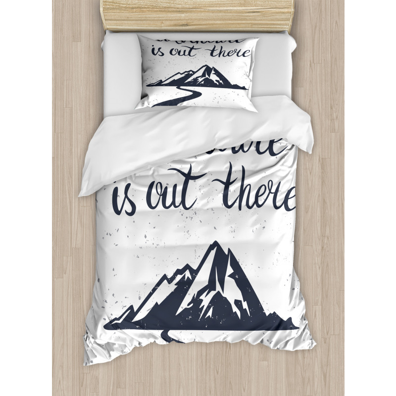 Mountain and Road Duvet Cover Set