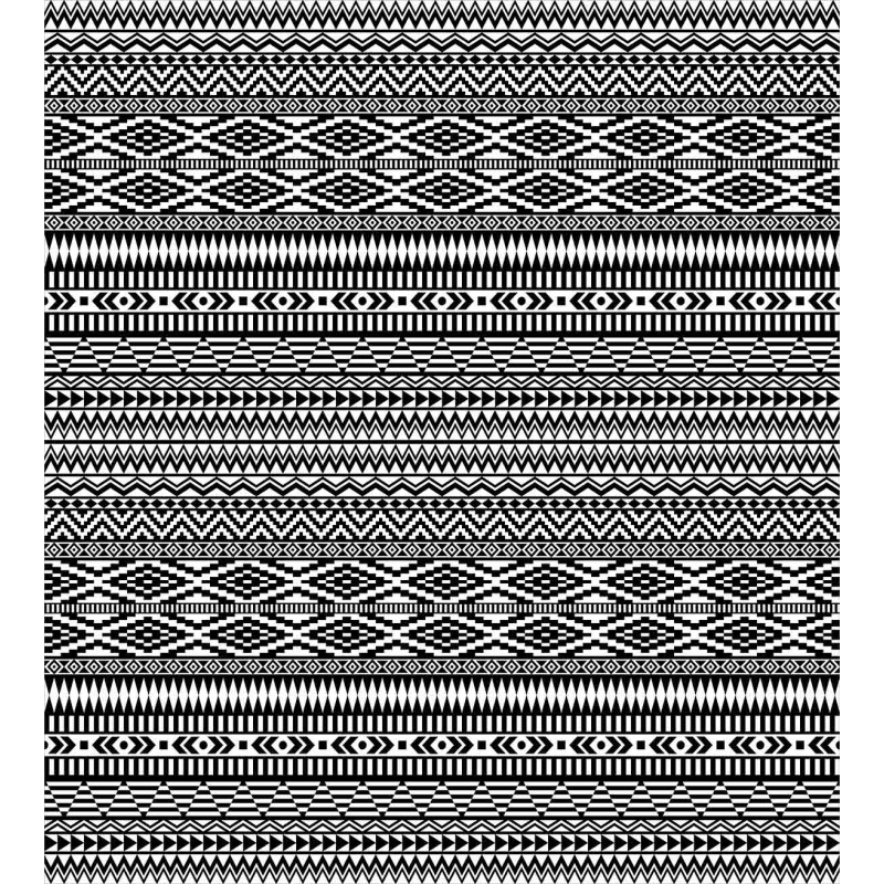Tribal Shapes Pattern Duvet Cover Set