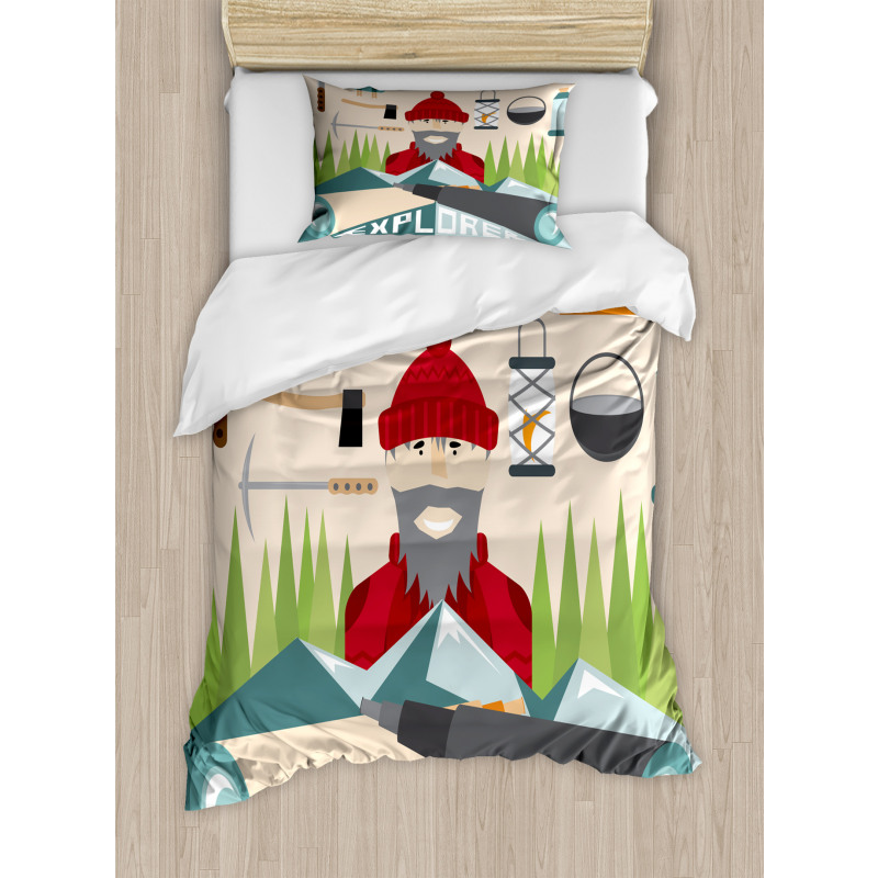 Hiking and Climbing Duvet Cover Set