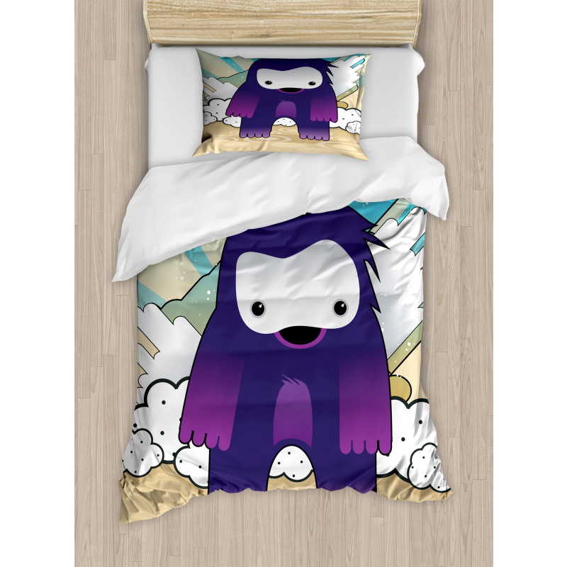 Japanese Manga Monster Duvet Cover Set