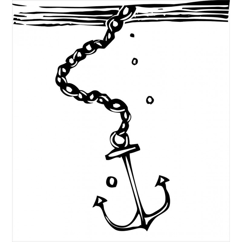 Nautical Chains Image Duvet Cover Set