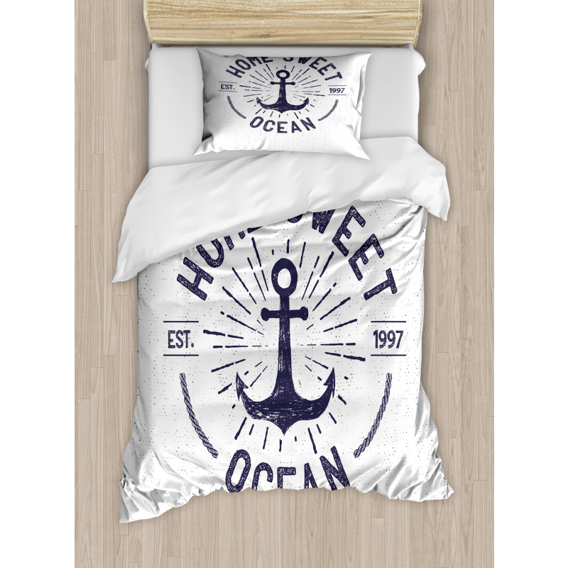 Home Ocean Words Duvet Cover Set