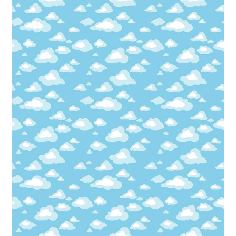 Cartoon Sky Clouds Duvet Cover Set