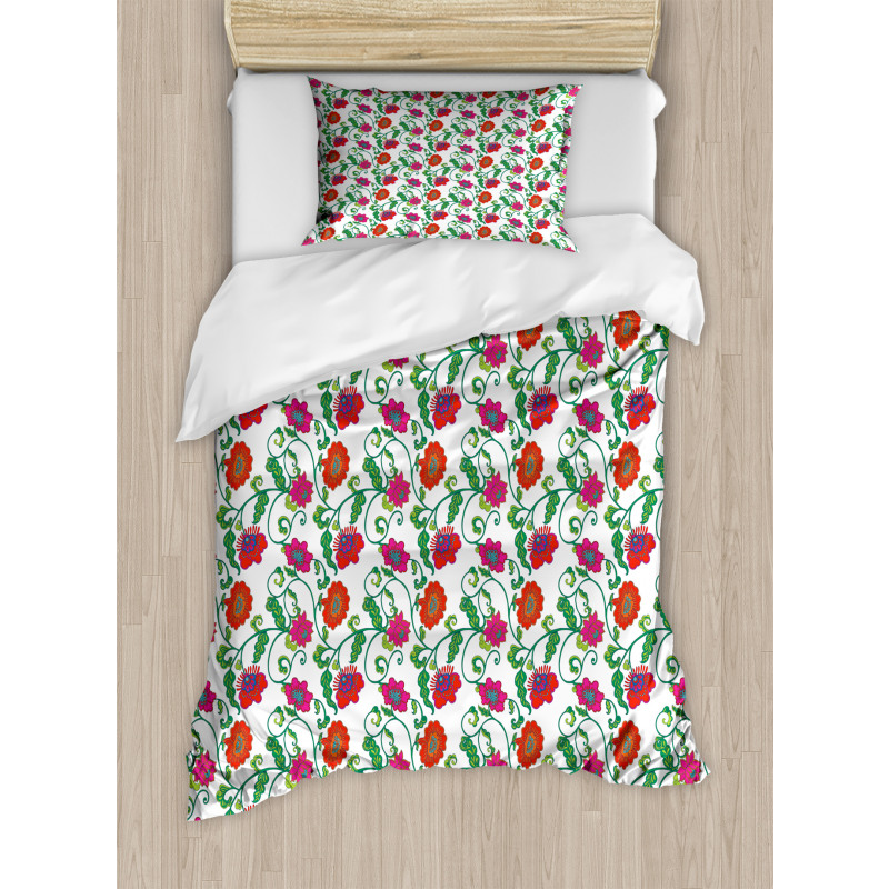 Romantic Spring Petals Duvet Cover Set