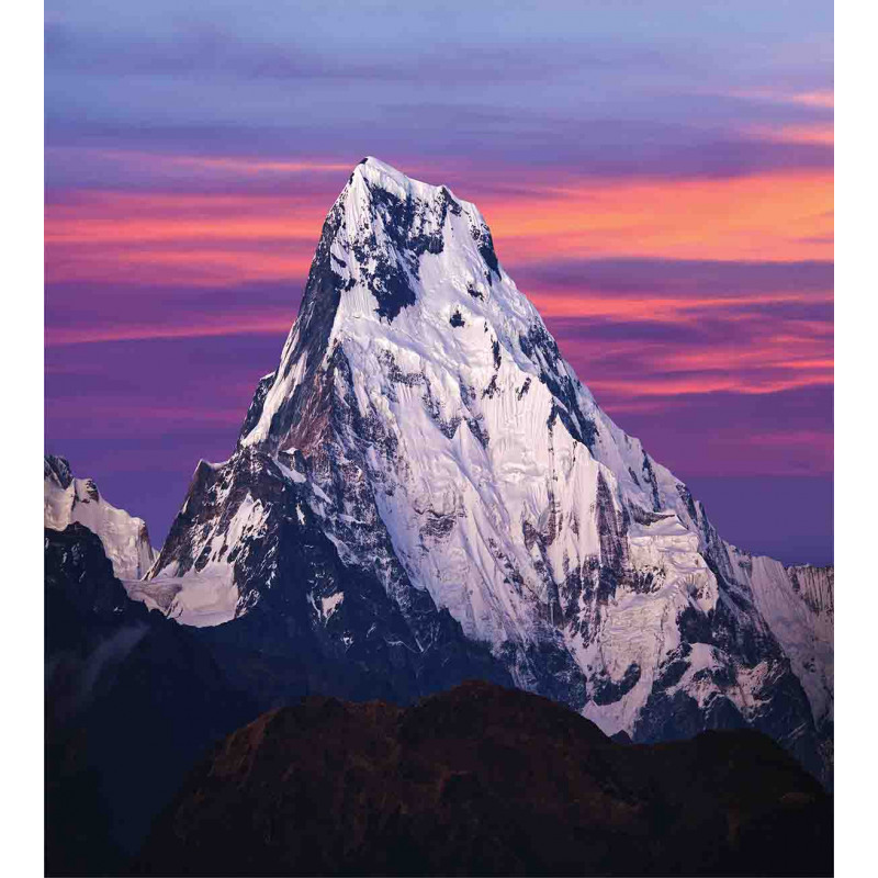 Himalayas in the Sunset Duvet Cover Set