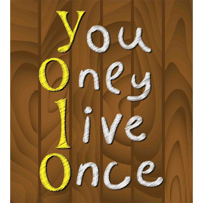 Wooden Rustic Board Words Duvet Cover Set