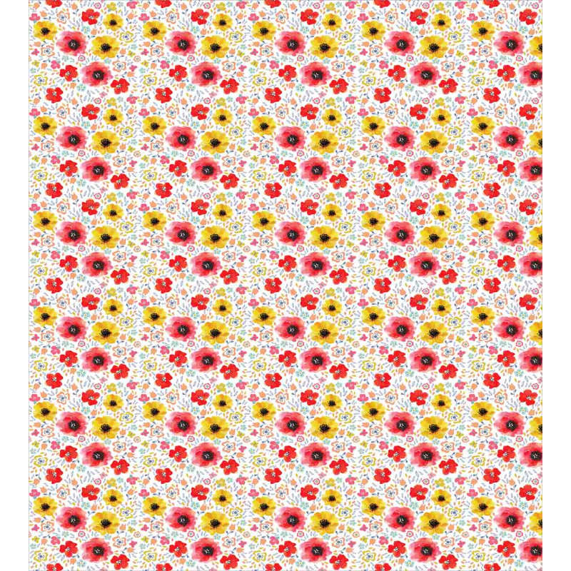 Springtime Poppy Art Duvet Cover Set