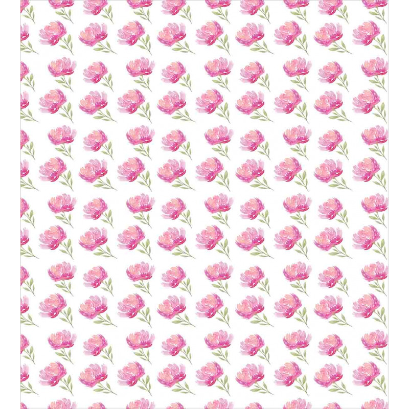 Pink Peony Garden Duvet Cover Set