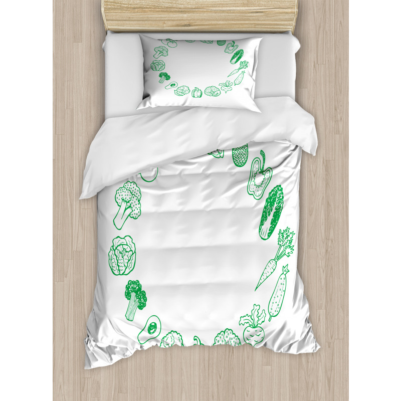 Eat More Organic Duvet Cover Set