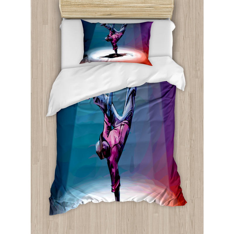 Break Dancer Sketch Duvet Cover Set