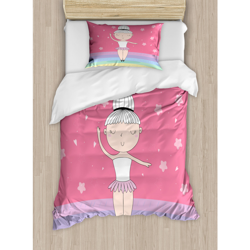 Pique Turn Ballet Duvet Cover Set