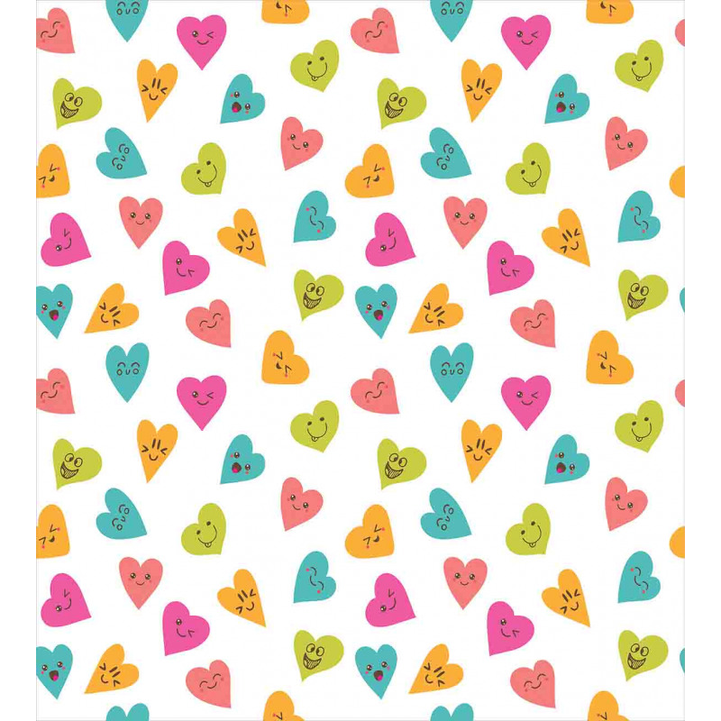 Smiley Heart Duvet Cover Set