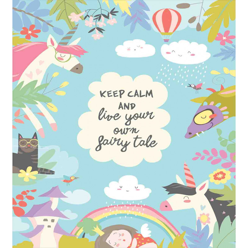 Keep Calm Fairytale Duvet Cover Set