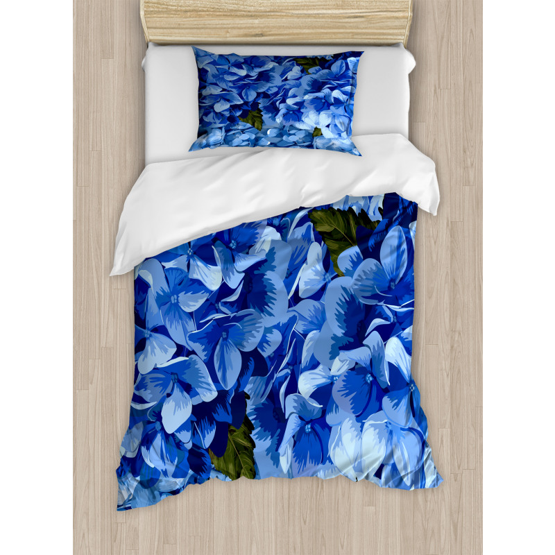Hydrangea Flower Duvet Cover Set