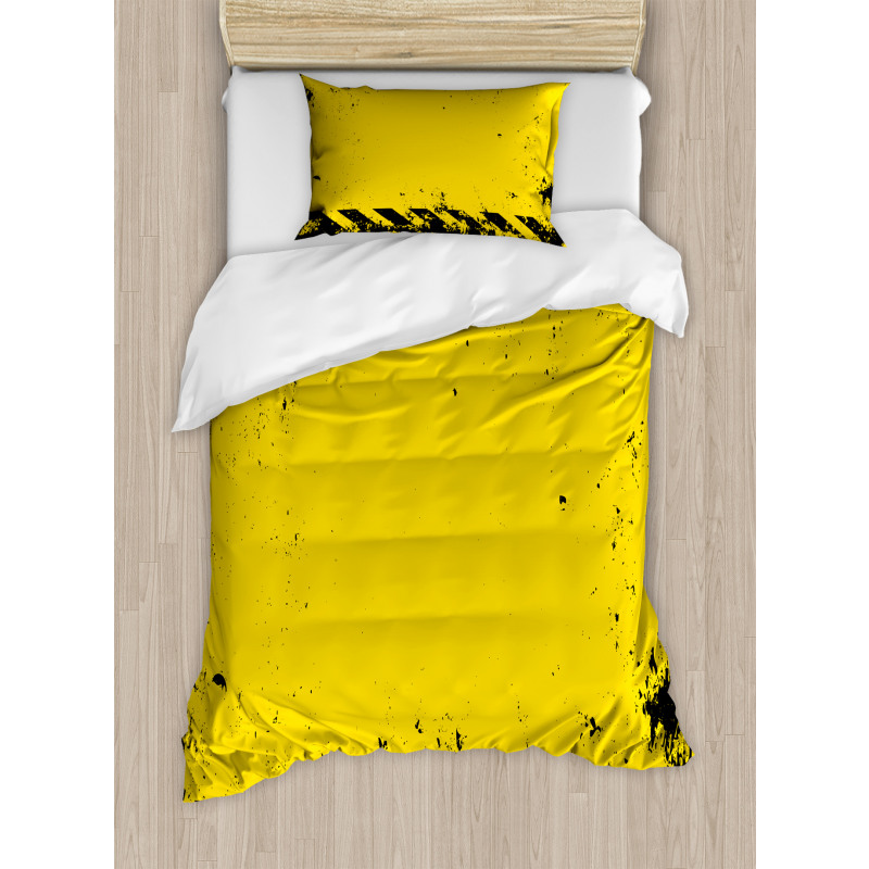 Hazard Caution Duvet Cover Set