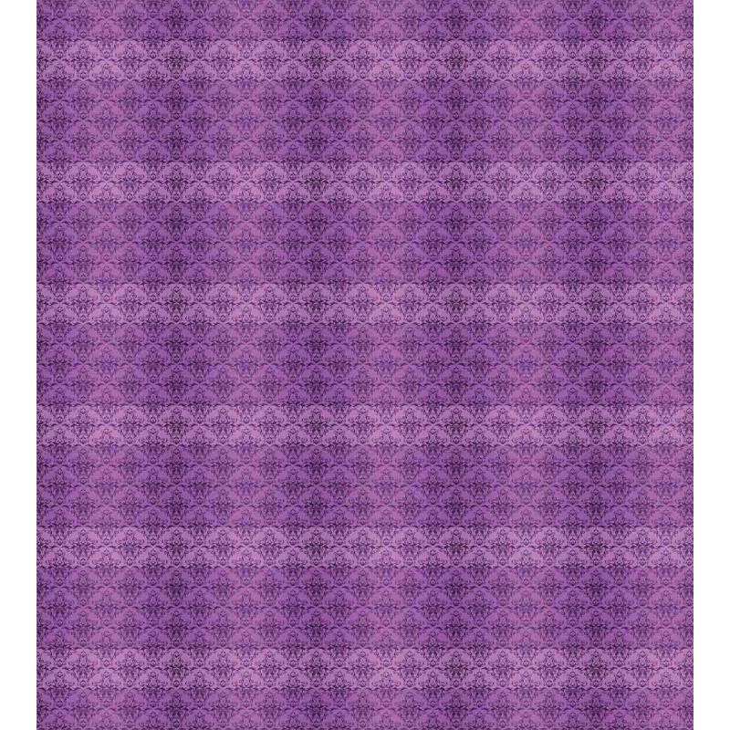 Rococo Damask Purple Duvet Cover Set